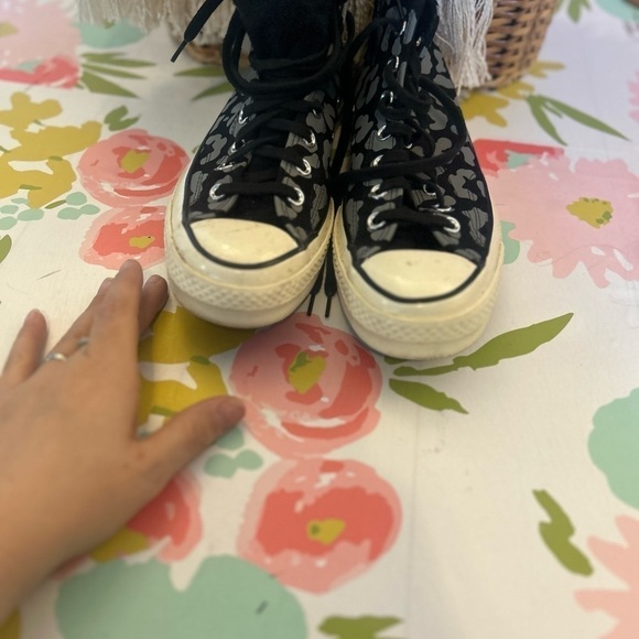 Converse Chuck 70 Hi reflective unisex  7.5/9.5
leopard print sneakers in black - Picture 7 of 10